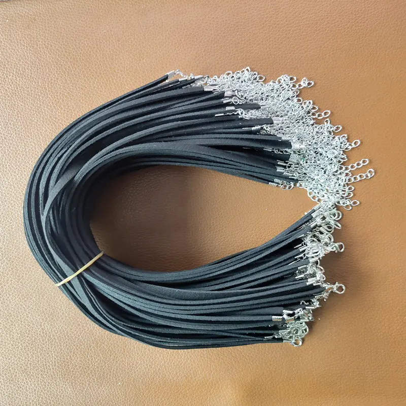 100 шт. Горячее предложение Кручёные ожерелья BIJOUX простой черный бархатной лентой