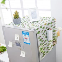 54129 cm peva waterproof refrigerator cover with pocket storage organizer bags hanging bag fridge dust cover