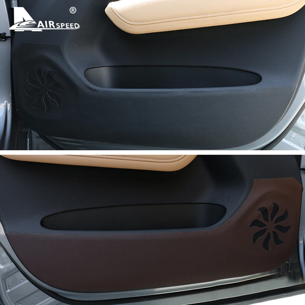 AIRSPEED for Volvo XC60 2018 2019 2020 Accessories Leather Car Door Anti Dirty Pad Storage Box Kick Mat Protection Sticker | Автомобили и