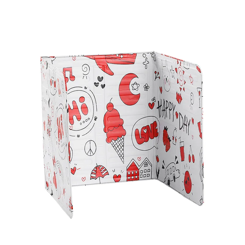 

Kitchen Printing Gas Stove Oil Baffle Oil Baffle Plate Oil-proof Aluminum Foil Baffle Cooking Heat Insulation And Splash