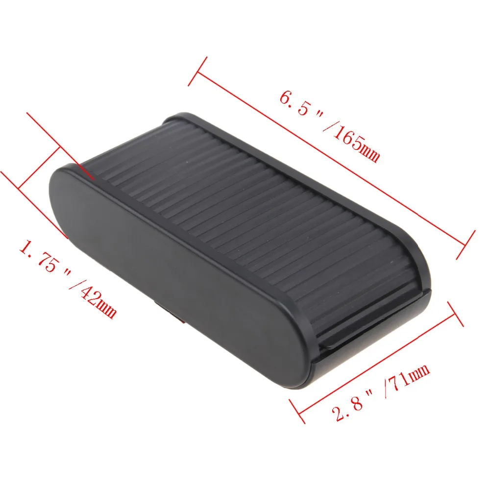 Black Car Pocket Telescopic Dash Coins Phone Plastic Case Storage Box Holder Container Glove Interior Accessories | Автомобили и