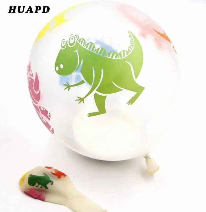 100/200 шт 12 дюймов куртка с принтом &quotдинозавр&quot животных латексный шар baby shower