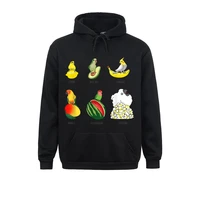 fashion women men sweatshirts cute bird doodles birb memes funny pet owner parrot fruits hoodies long sleeve clothes winter