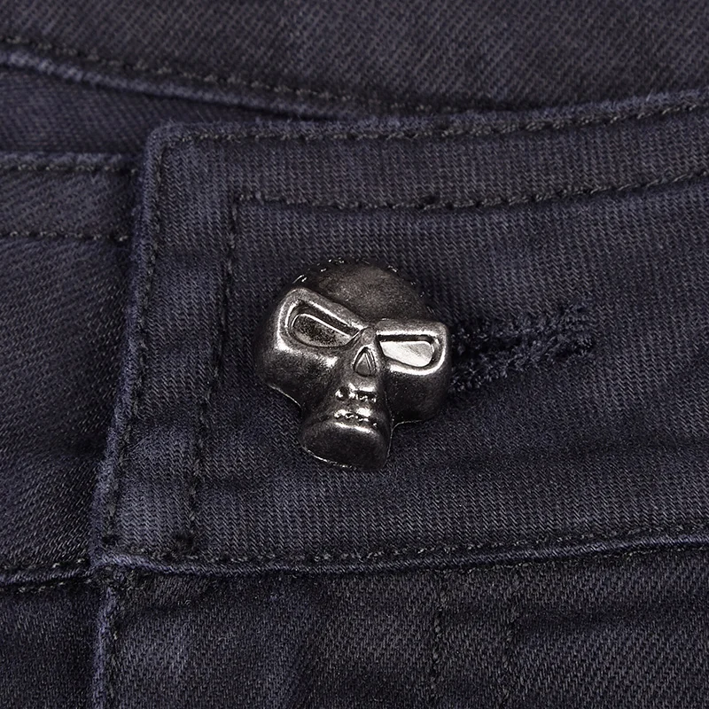 Женские черные брюки с потертостями штаны со шнуровкой в готическом стиле |