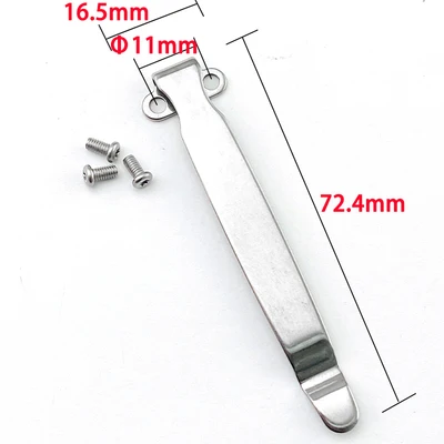New Stainless Steel Back Clip for DIY Folding Pocket Knife Tool Accessories Custom Holder | Инструменты
