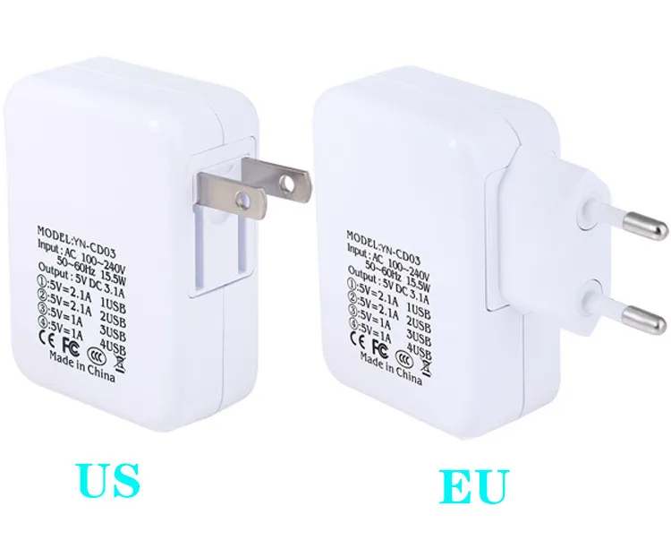 2019 мульти станция зарядного устройства с портом USB 4 портовый мобильных телефонов