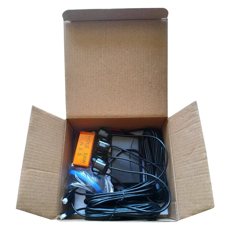 Автомобильный парктроник СВЕТОДИОДНЫЙ парковочный радар с 4 датчиками парковки