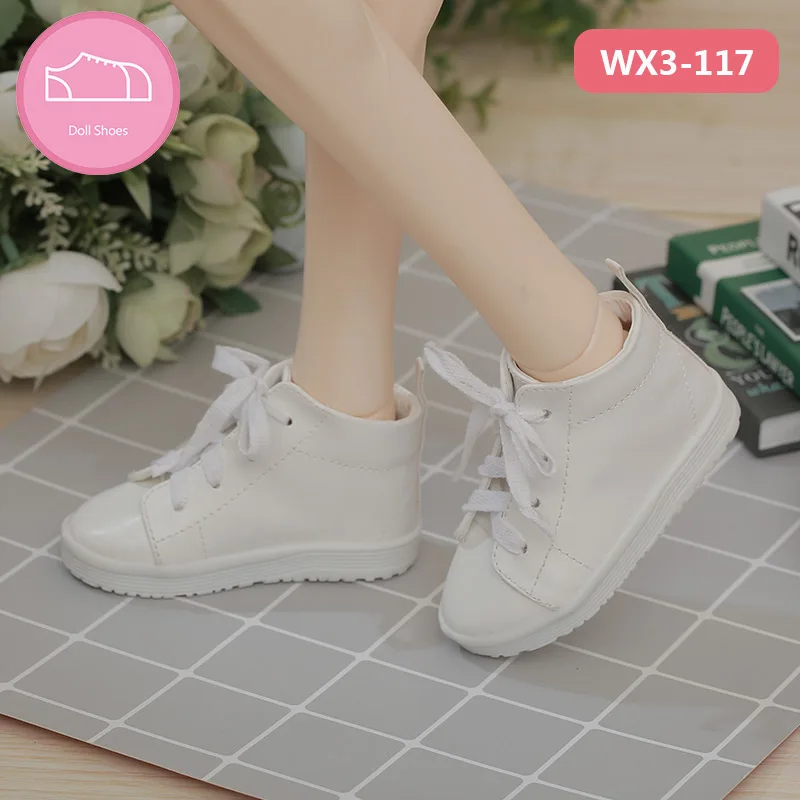 Новые ботинки bjd 1/3 для кукол Longhun72 и Spirit 70 повседневные белые высотой около 9 3