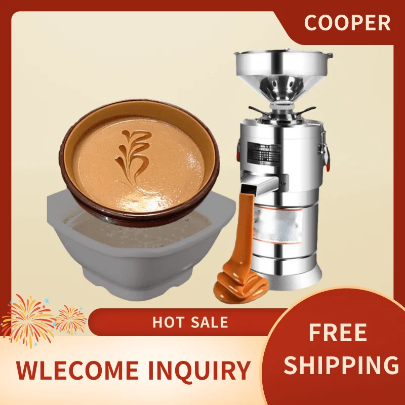 

Ertical Peanut Sauce Grinder Food Processor Multi-functional Catsup Stone Ground Sesame Peanut Sauce Grinding Machine