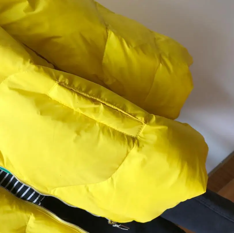 2019 светильник белый утиный пух женский короткий пуховик свободный тонкий