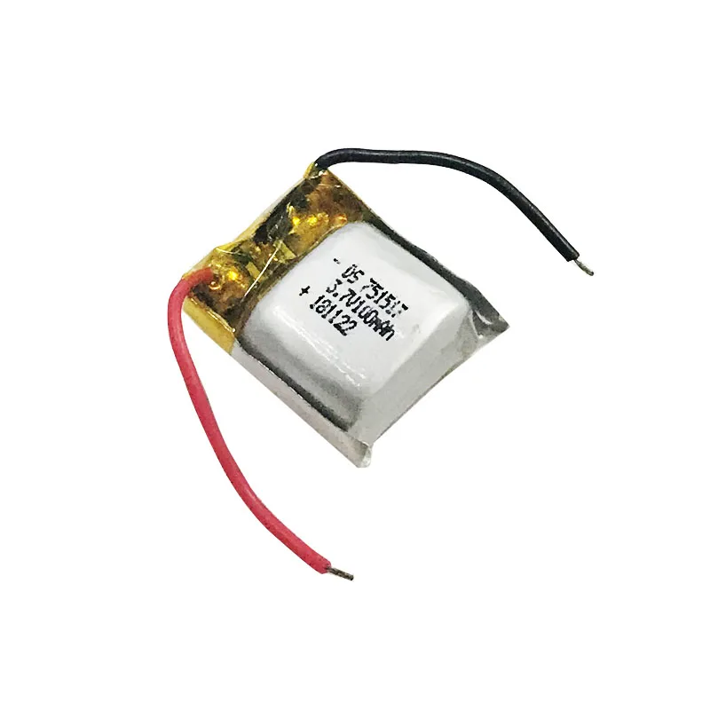 3 7 v 100mah 751517 перезаряжаемая батарея для Cheerson CX 10 CX10 CX12 JJ820 V646 V676 JJ810 RC вертолет