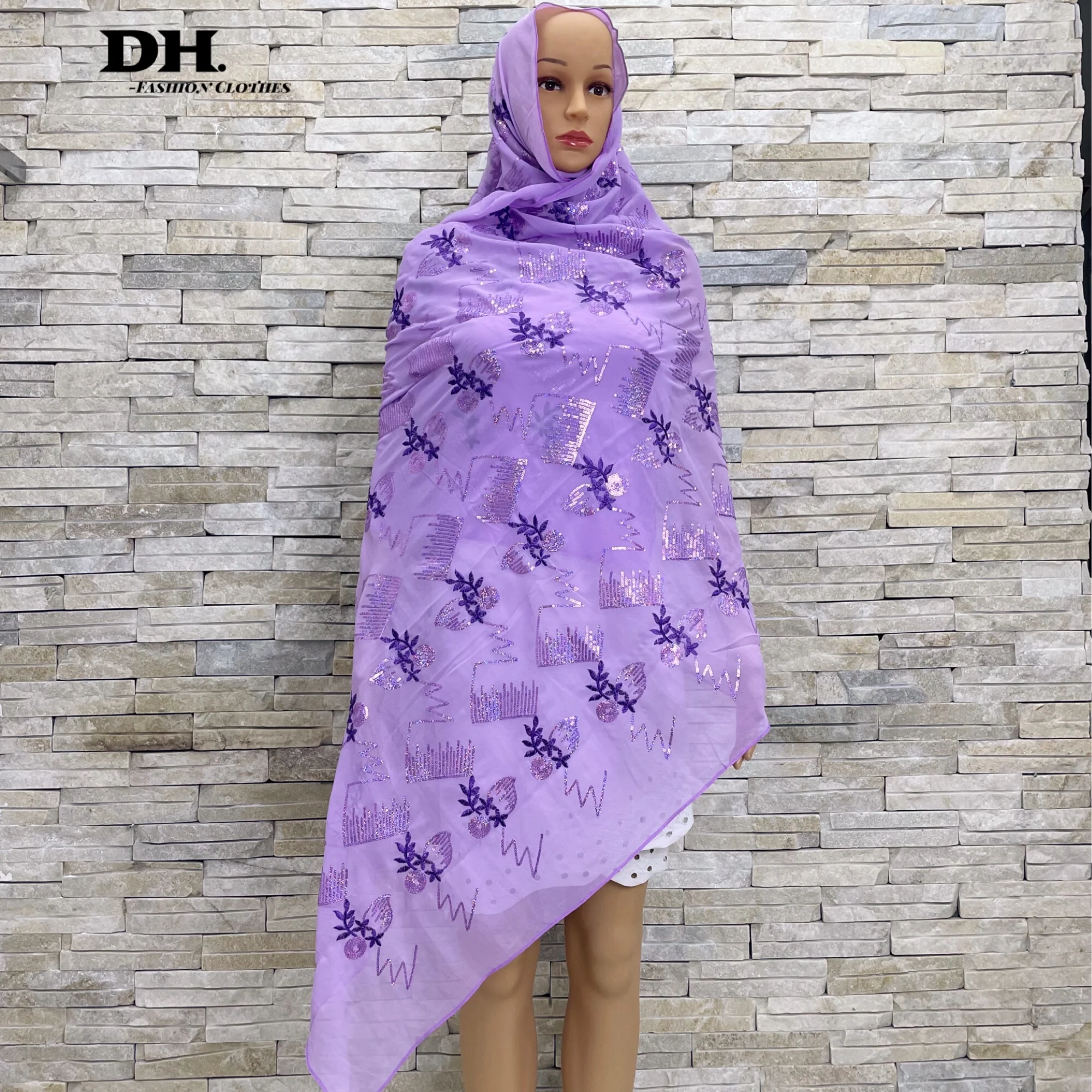 Мусульманский женский хиджаб Африканский шарф высококачественные мягкие