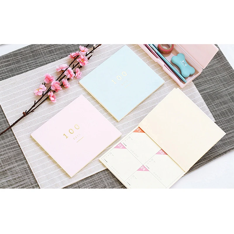 2020 100 школьные принадлежности канцелярские товары дневный календарь ежедневный