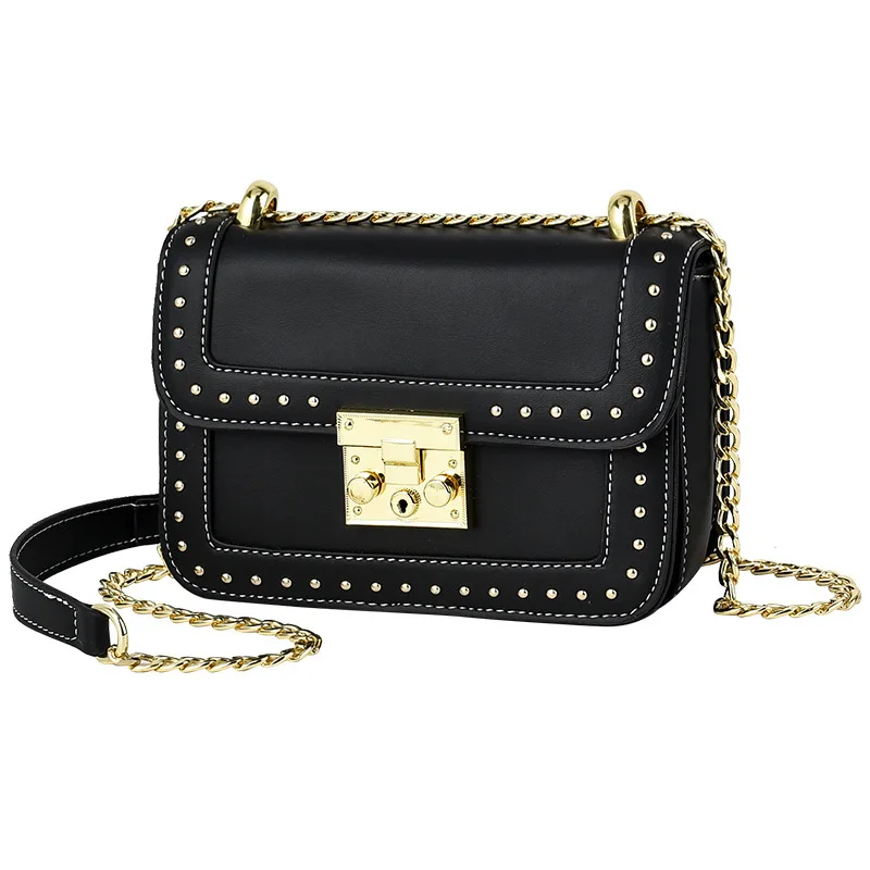 

Causal Crossbody Bag For Women 2021 High Quality PU Leather Chain Shoulder Messenger Bags Simple Female Purses and Handbags