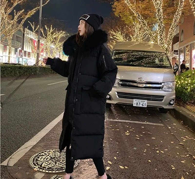 

Luzuzi Down padded jacket women's winter turtleneck long coat 2020 new loose and thin warm cotton-padded jacket snow outwear