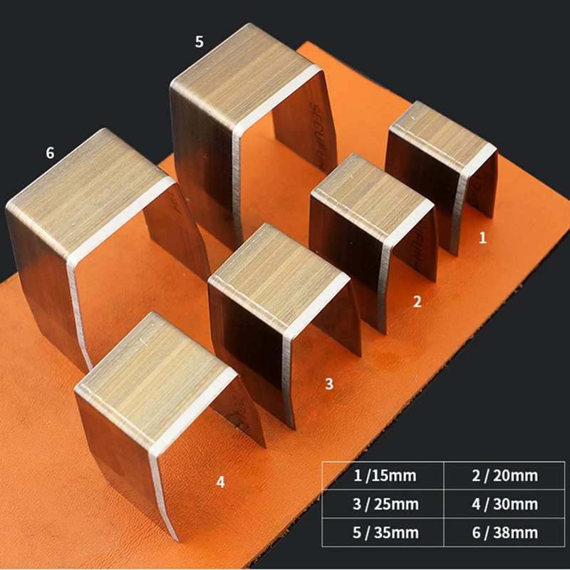 

18 Pieces Leather Tool D Shape Punching Punching Punching Cutting Craft Tool Punch Set, Punch Punching