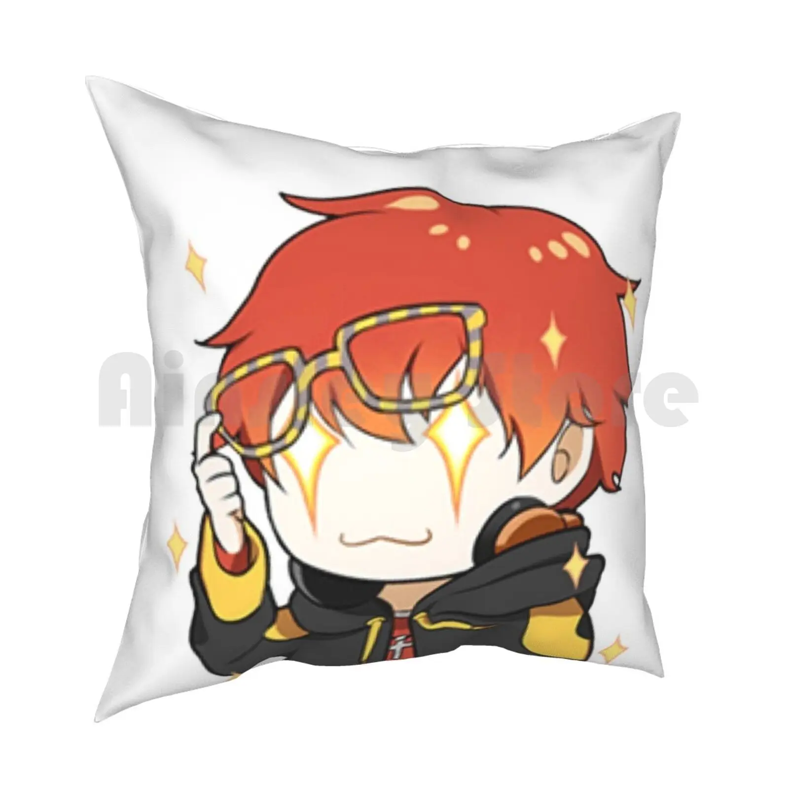 Mystic Messenger: блестящий 707 Чехол на подушку с принтом для дома мягкая искусственная