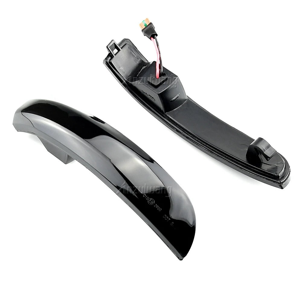 

2pcs Dynamic Turn Signal Light LED Side Wing Rearview Mirror Indicator Blinker Light For Ford Focus 2 3 Mk2 Mk3 Mondeo Mk4 EU