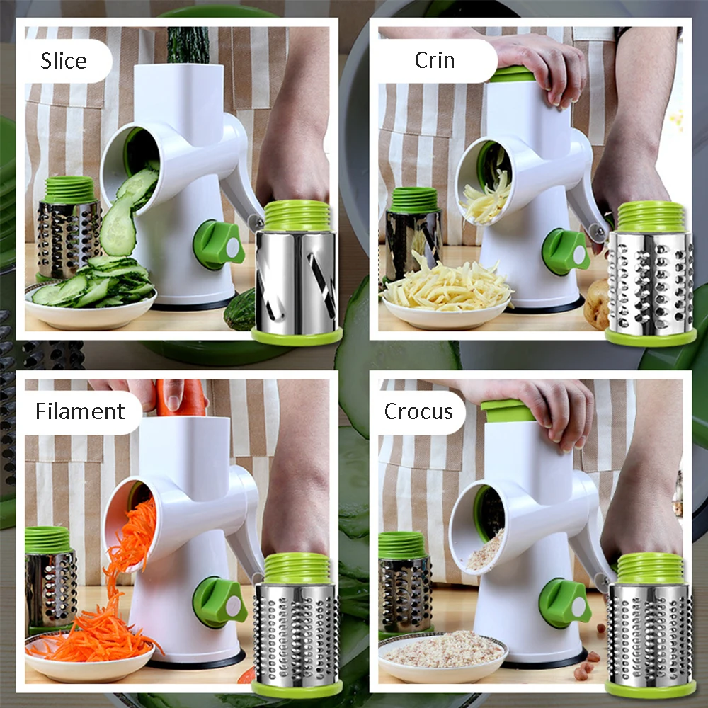 

Multi-function vegetable cutter Hand-operated household chopping machine Kitchen slicing Grater Potato Cheese Kitchen Gadgets