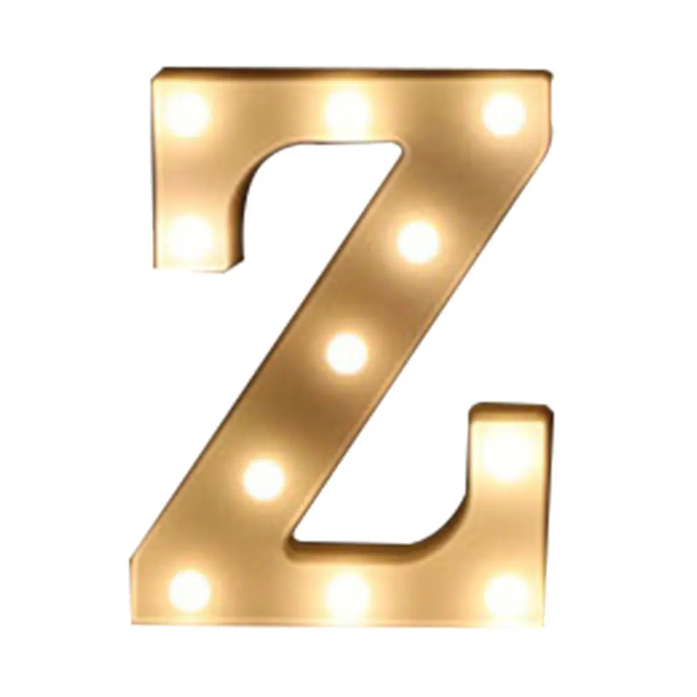 INS Горячая английская буква светильник светодиодный символ моделирующая лампа