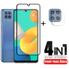 Стекло на клеевой основе для Samsung Galaxy M32, стекло для Samsung M32, закаленное стекло, HD пленка, Защита экрана для Samsung M32, стекло для объектива