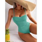 2022 сексуальный женский цельный купальник, бандажный женский купальник, монокини с открытой спиной, купальный костюм с пуш-ап, пляжная одежда, купальный костюм