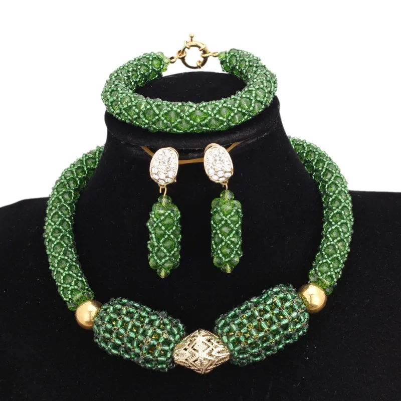 Ювелирный Комплект из колье и серёг с бусинами|Ювелирные наборы для невесты| |