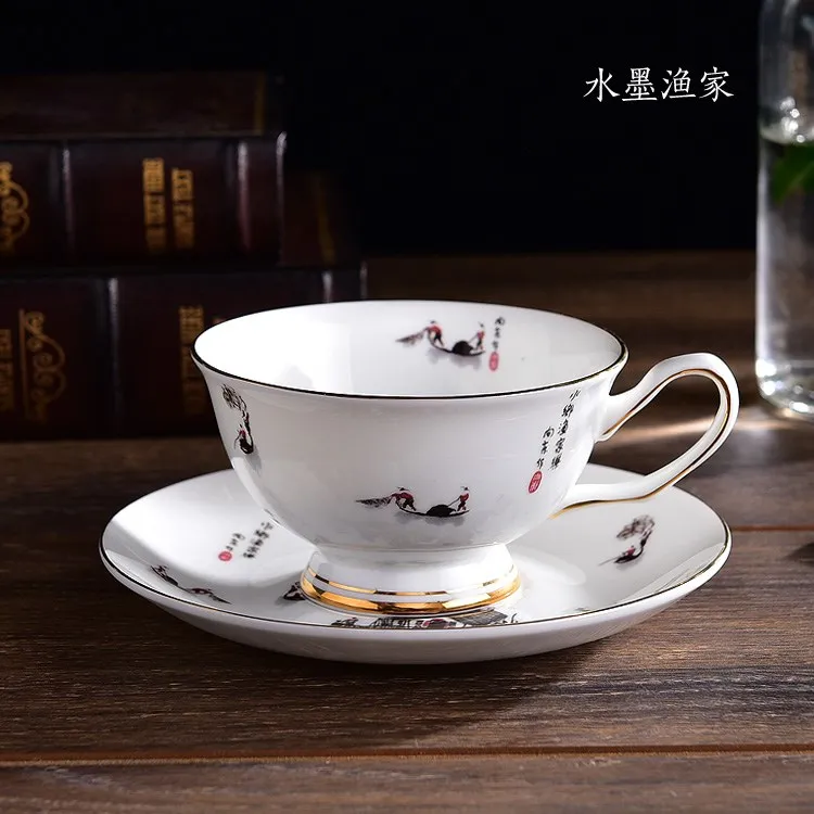 Винтажная чашка ручной росписи китайская Высококачественная кружка из белого