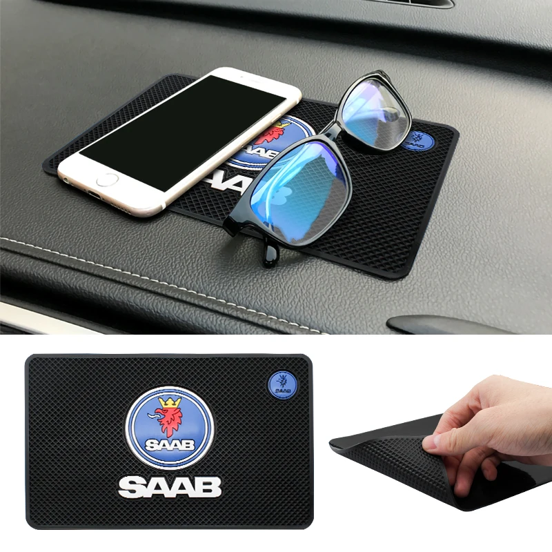 

1pcs Car Non-Slip Mat Auto Dashboard Phone Anti-Slip Mat For SAAB 9-3 93 9-5 9 3 9000 9 5 428 03-10 Auto Decoration Accessories