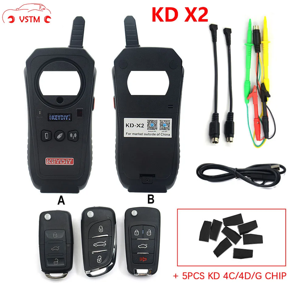 Оригинальный брелок для автомобиля KEYDIY гаражной двери дистанционный kd x2