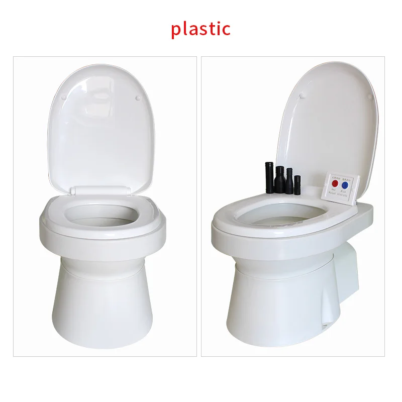 Морской Электрический Туалет 12В электрический туалет для яхты автомобиля DC