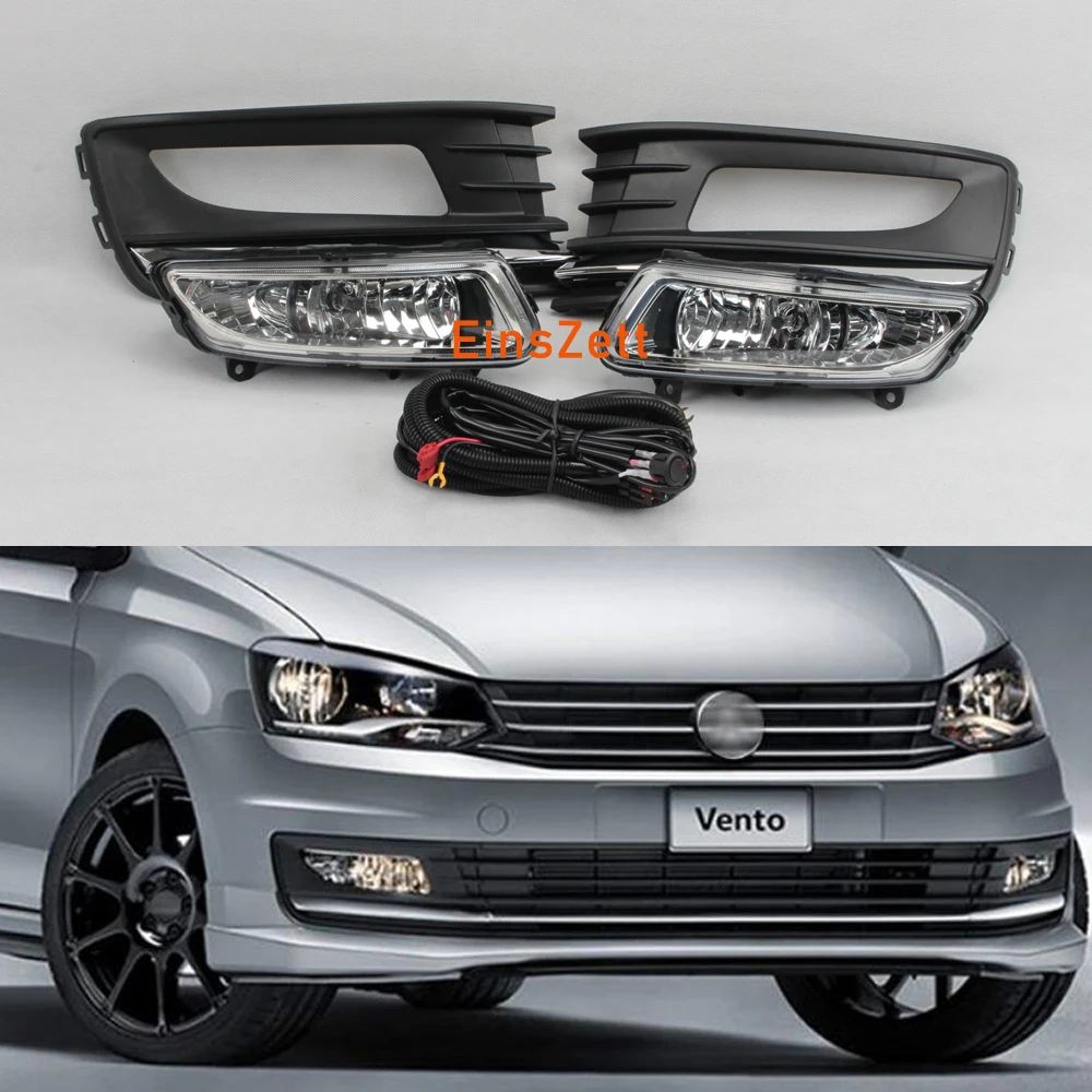 1 комплект Противотуманные фары Дневные Фары противотуманные лампы в сборе для