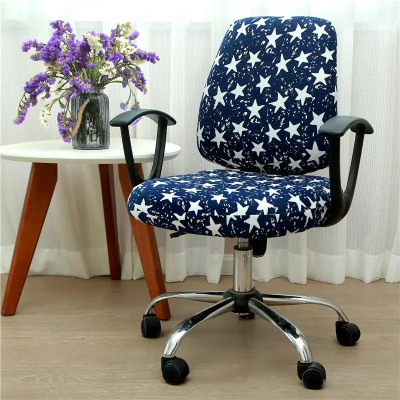 30 21Colors Modern Computer Chair Cover 100% Polyester Elastic Fabric Office Split Easy Washable Removeable |