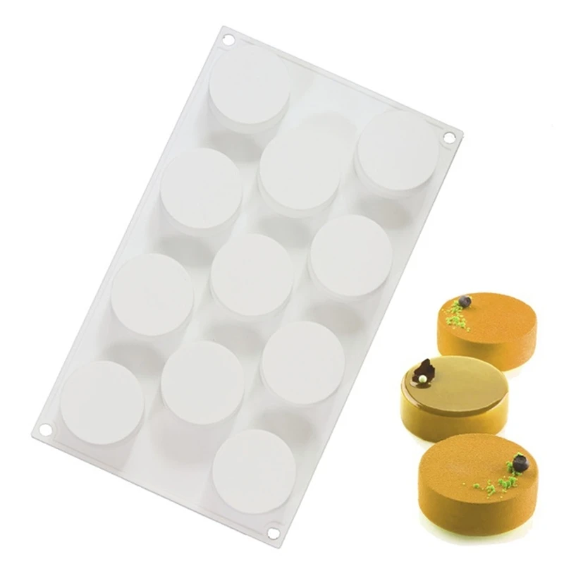 11 отверстий цилиндр сэндвич силиконовые формы для украшения торта инструменты