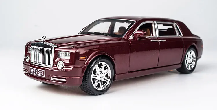 KIDAMI Rolls Royce 1:24 Масштаб литья под давлением модель автомобиля игрушечные машинки Вытяните назад звуковой светильник Коллекция подарков для детей и взрослых