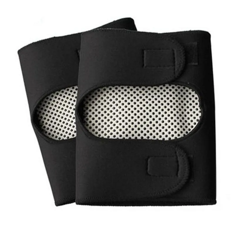 

1Pair Tourmaline Self Heating Magnetic Therapy Elbow Brace Sports Protection Belt Heating Massager Adjustable Arm Warmers