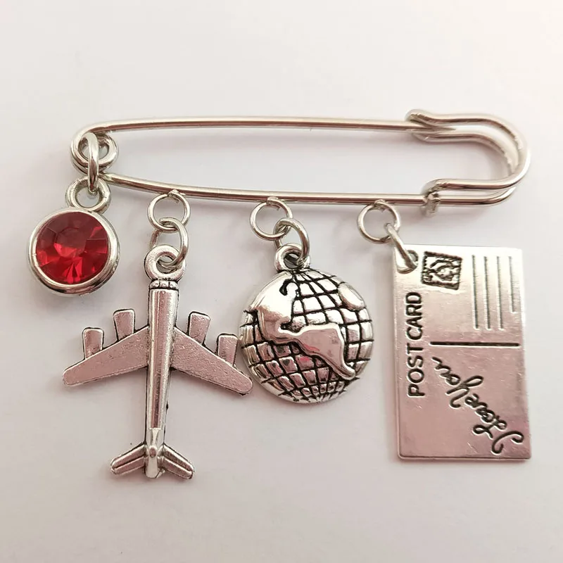 1 шт. Любовь Путешествия Шарм самолет брошь Глобус Компас паспорт лучшие друзья