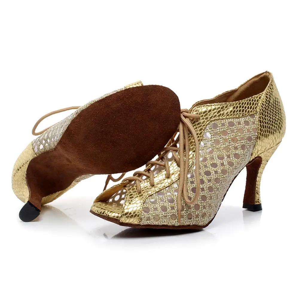 Женские туфли для латиноамериканских танцев DKZSYIM танцевальные из искусственной