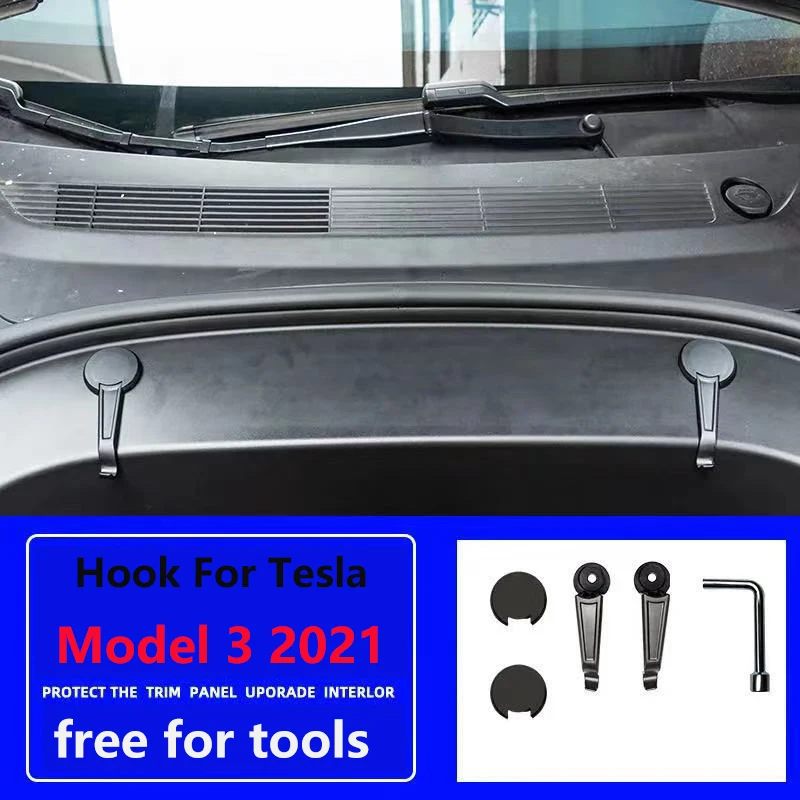 

Пара пластиковых крючков для Tesla Model 3 2021