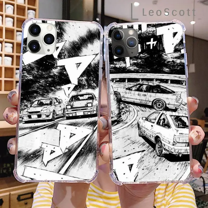 

Cartoon initial d JDM Drift Phone Case Cover Coque Fundas Capa For iphone 12 5 5s 5c se 6 6s 7 8 plus x xs xr 11 pro max