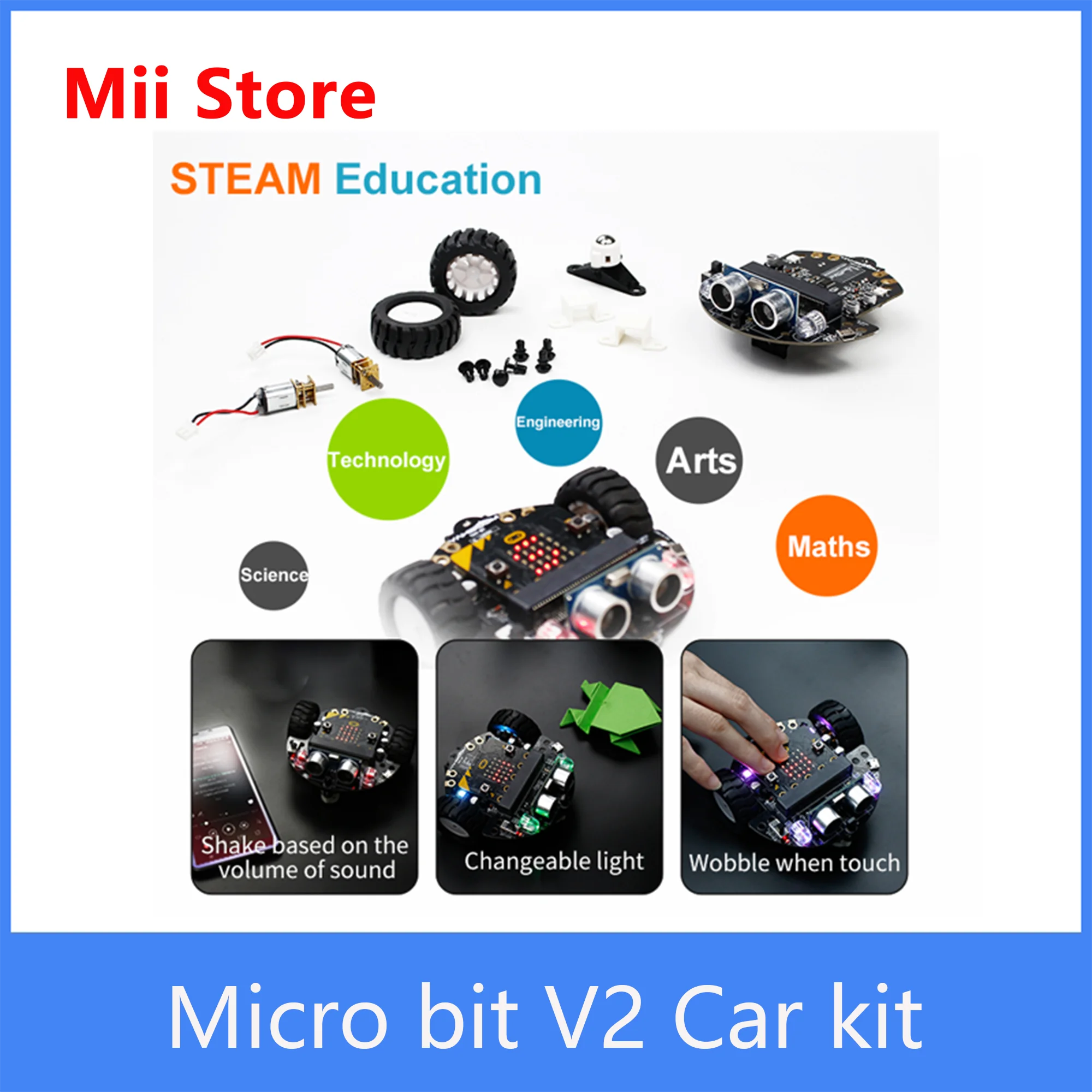 Yahboom Car kit Cost-effective Maker Educational BBC Micro:bit V2 Stem Coding Robot For Learning Programming | Компьютеры и офис