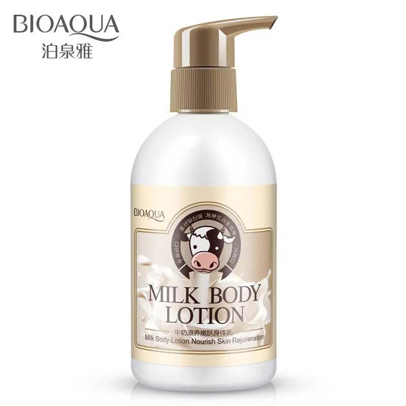 BIOAQUA лосьон для тела на основе молока отбеливающий кожу увлажняющий крем против