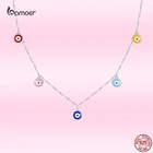 Bamoer 2021 летнее Новое многоцветное ожерелье серии Guardian для женщин из стерлингового серебра 925 пробы пара свиданий романтическое ювелирное изделие GXN463