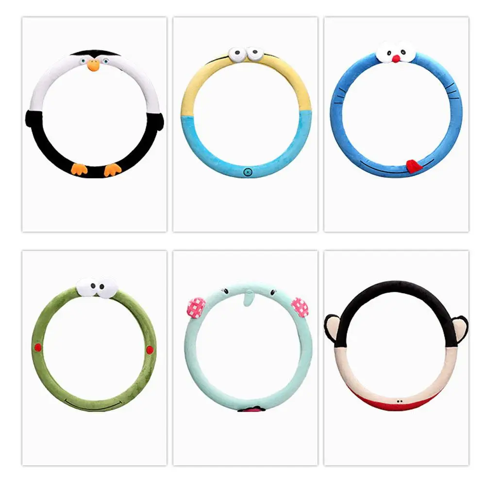 Универсальный чехол на руль с изображением животных из мультфильмов