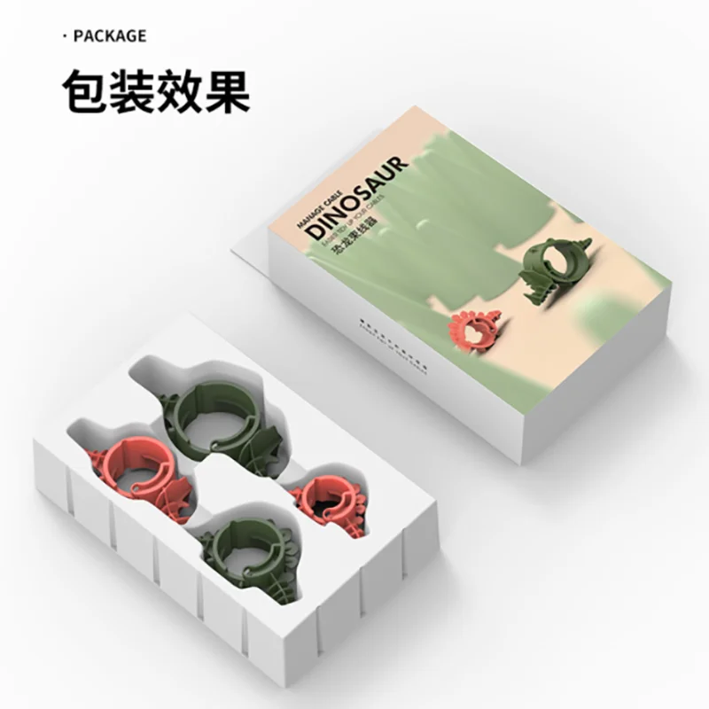 Data Cable Organizer Charging Fixed Adjustable Winder Buckle Dinosaur Keep House Desktop Bags Suitcases Clean | Электроника