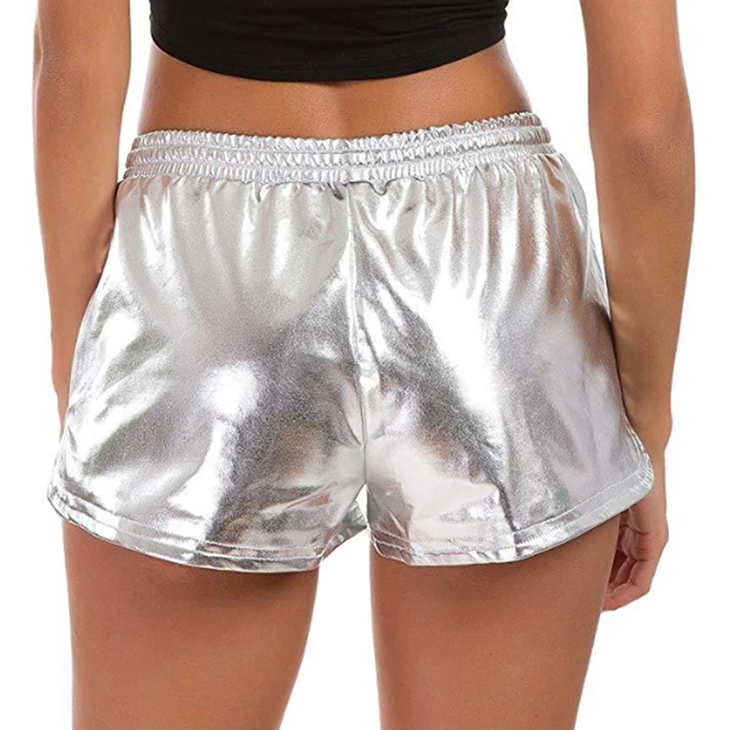 2020 летний голографический Мокрый Вид Повседневный Эластичный шнурок