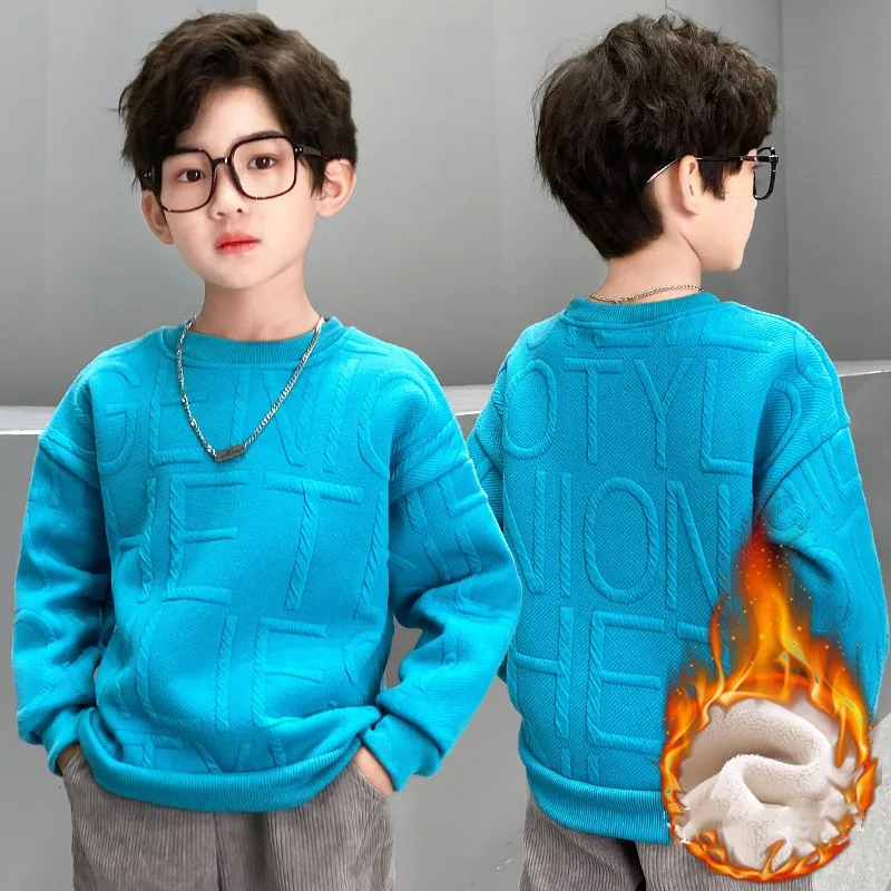 

Детская Хлопковая футболка с длинным рукавом и круглым вырезом, на Возраст 3-12 лет