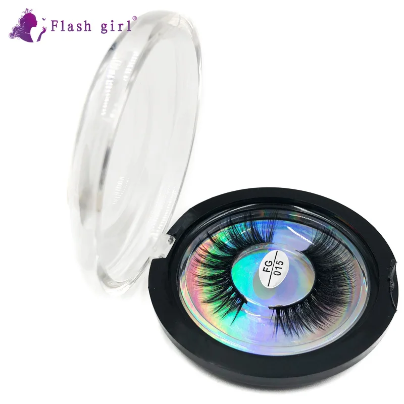 

Hot Selling FG015 High Grade 3D Mink Reusable False Eyelashes Thick Full Strip Lashes 100% Handmade Fake Eyelash For Eye Beauty