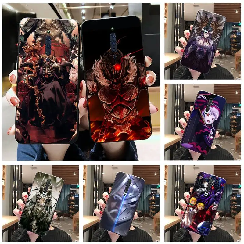 Overlord Аниме black чехол для телефона Hull Oppo A5 A9 2020 Reno2 z Renoace 3pro Realme5Pro|Бамперы| |