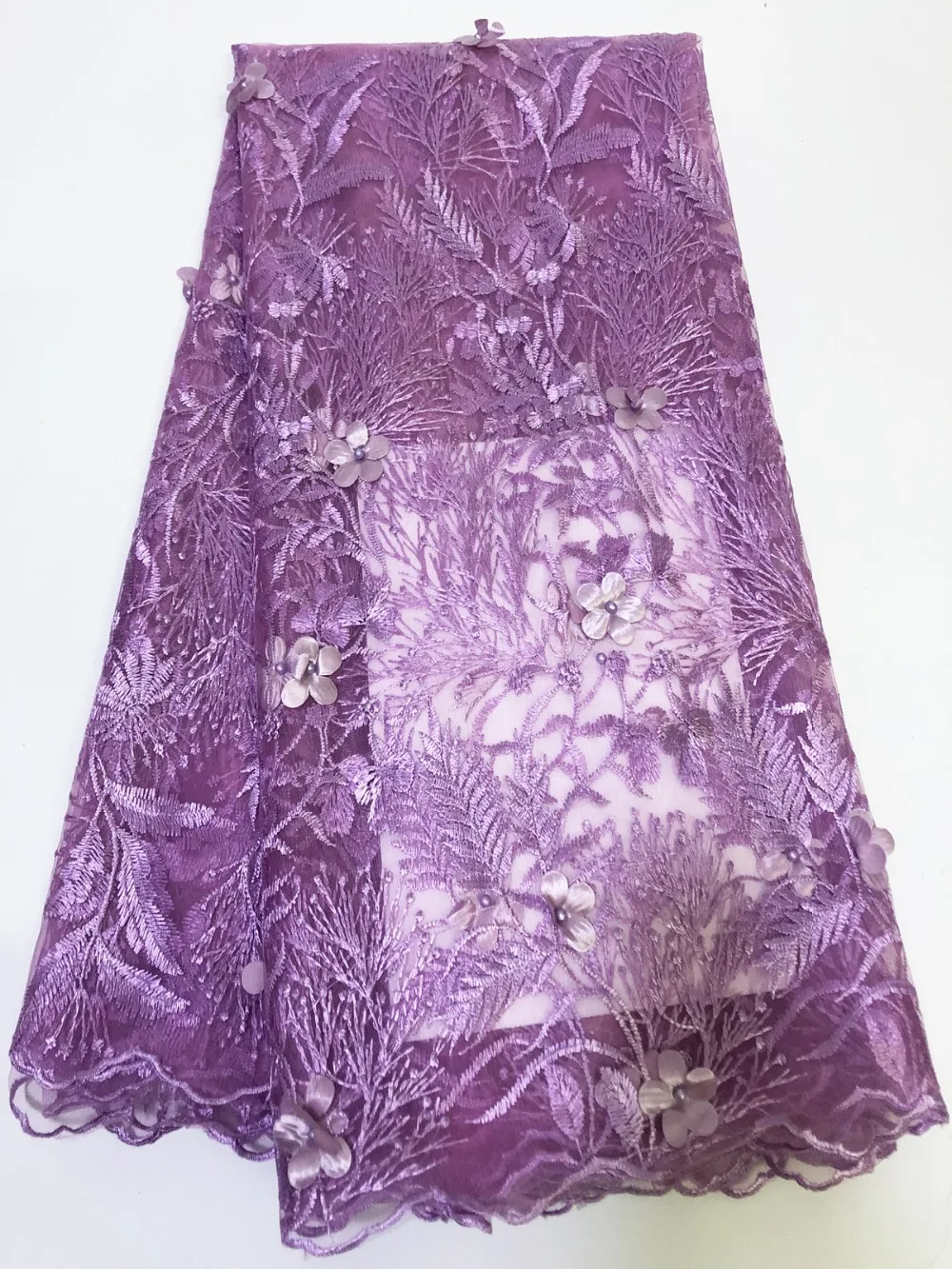 

Clearance Sale African Lace Fabric High Quality Embroidery French Tulle Lace Fabric Nigerian Lace Fabric for Wedding Dress